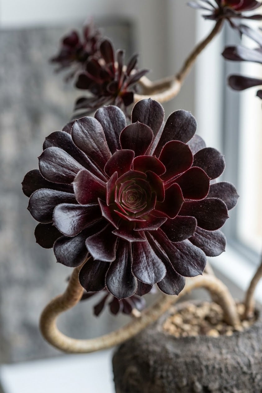 Aeonium arboreum 'Zwartkop' (Schwarzkopf-Aeonium)